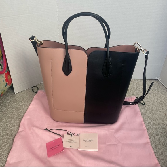 Kate Spade colorblock crossbody tote - Picture 2 of 8
